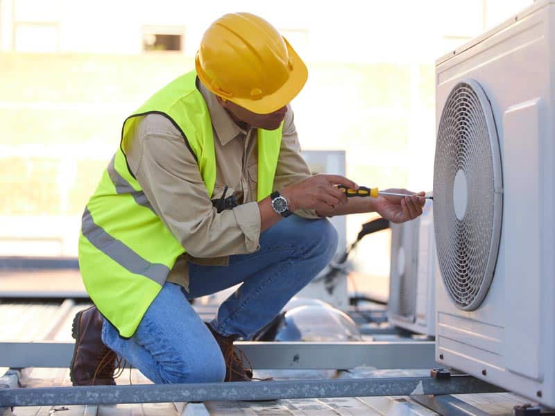 air conditioner warning